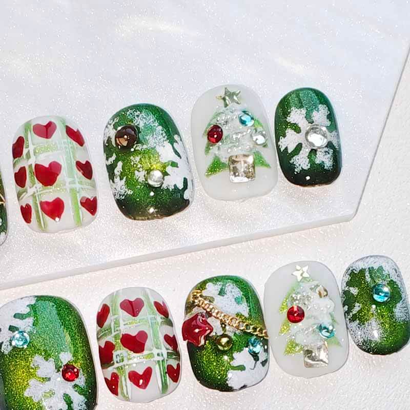 Beauty Art Garden Press On Nail Christmas Stardream 220