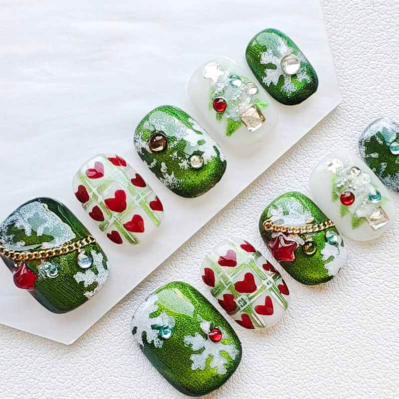 Beauty Art Garden Press On Nail Christmas Stardream 220