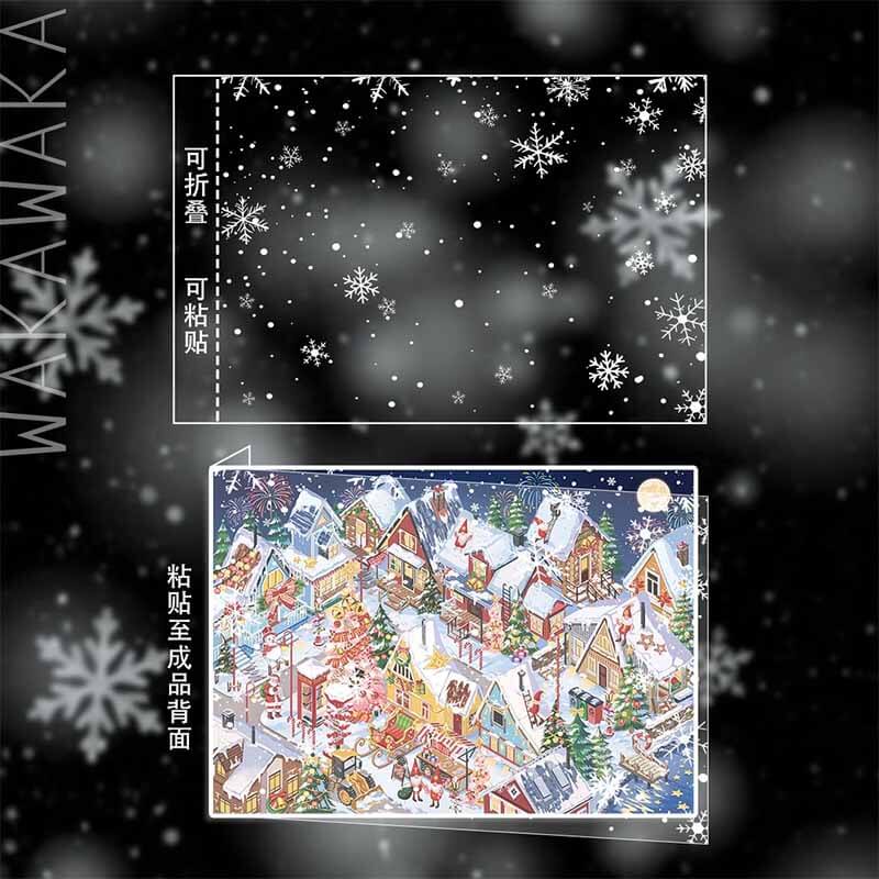 Christmas Tales DIY 3D Scene Stickers 2 Cute Scenes(xL)