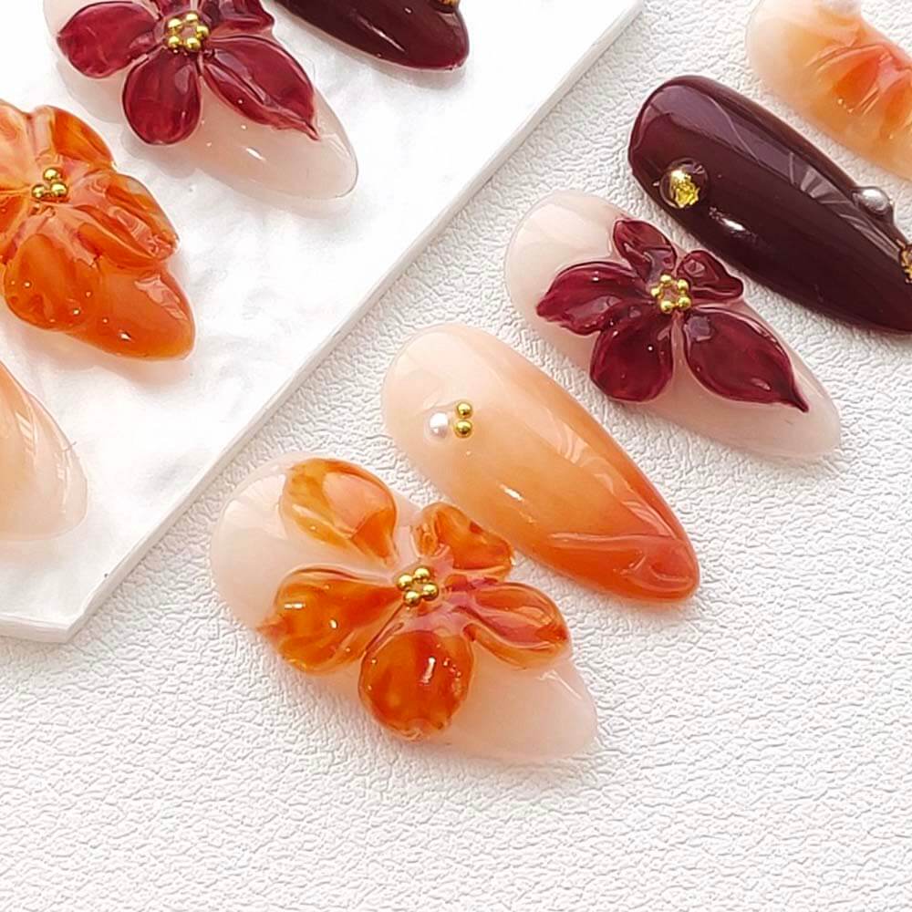 Faux ongles Art Garden Citrus Sunset 23