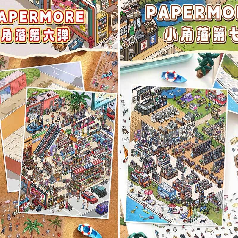 Coastal Living DIY 3D Scene Stickers 2 Cute Scenes(L)