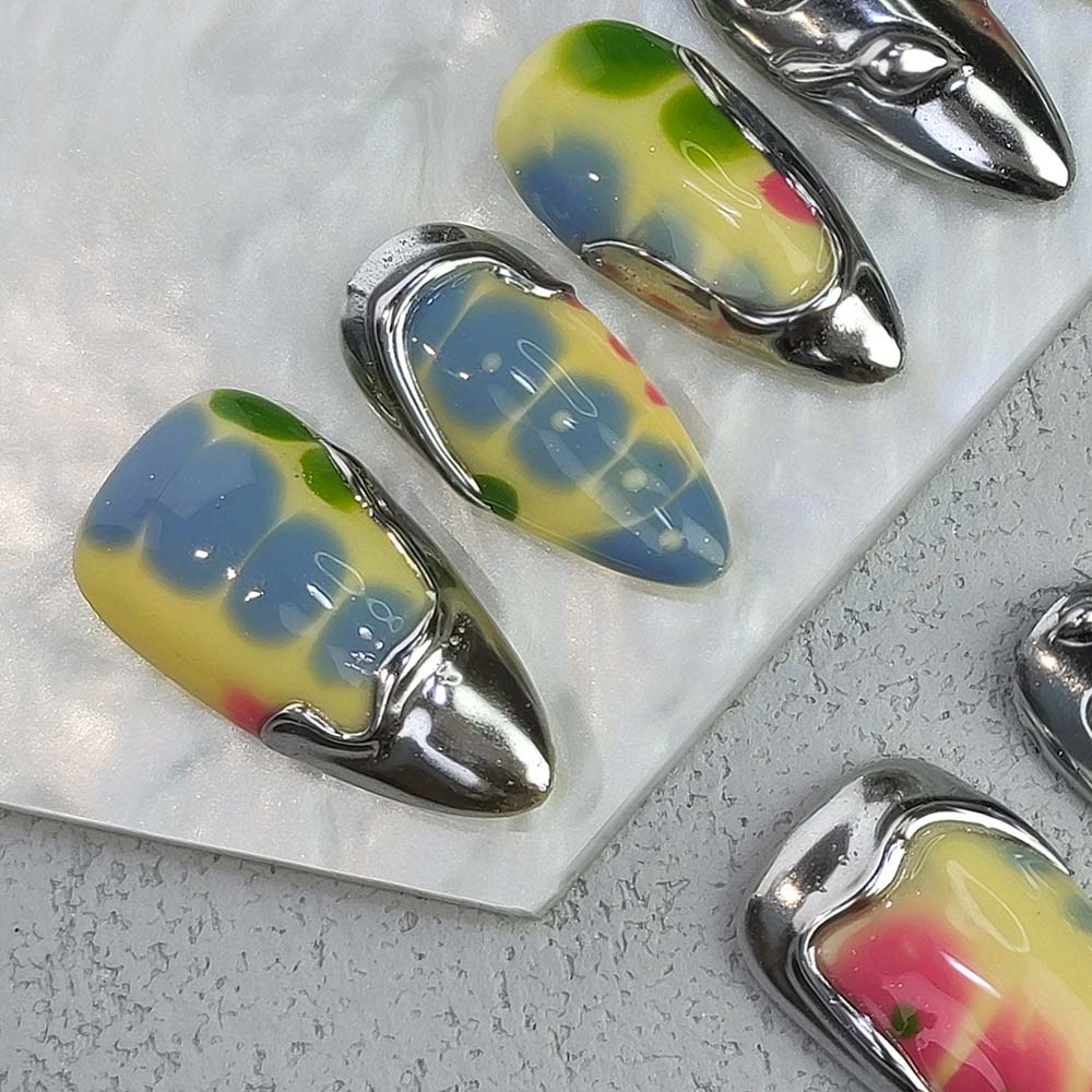 Beauty Art Garden Press On Crocodile Couture 179