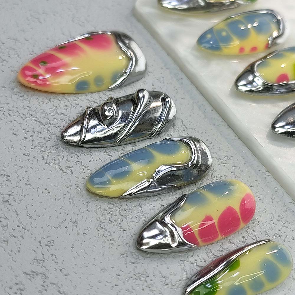 Beauty Art Garden Press On Crocodile Couture 179