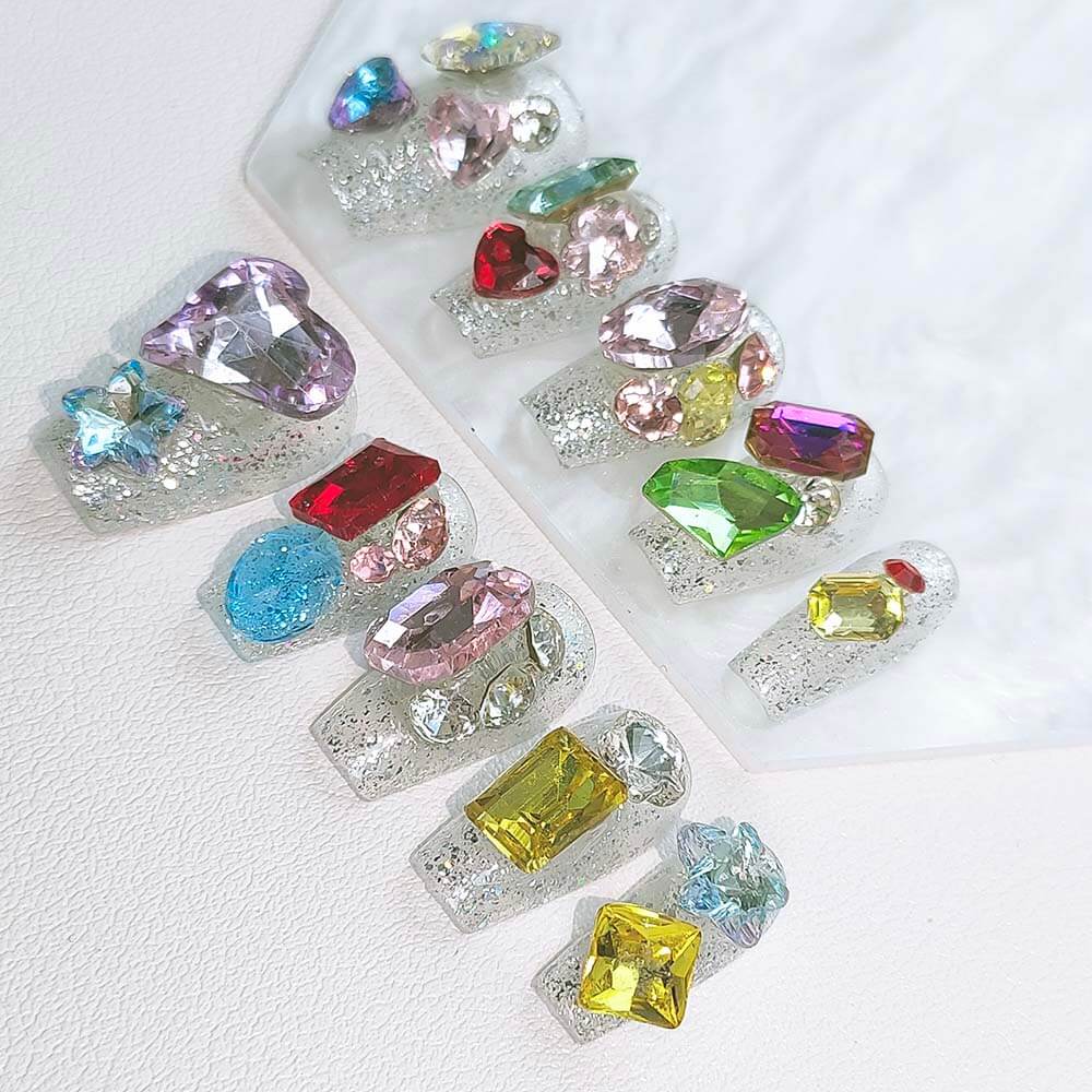 Beauty Art Garden Press On Nails Crystal Reef 190