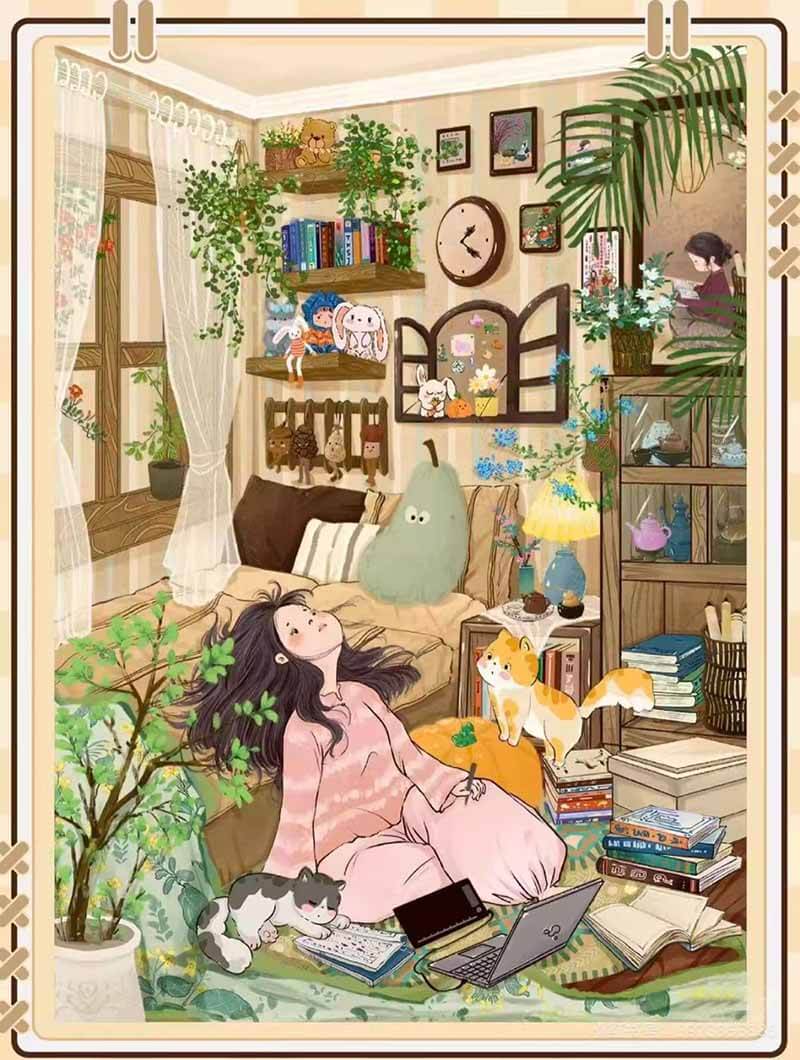 Cute Corner DIY 3D Scene Stickers Cute Scenes(S)