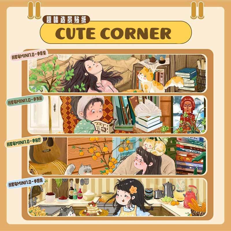 Cute Corner DIY 3D Scene Stickers Cute Scenes(S)