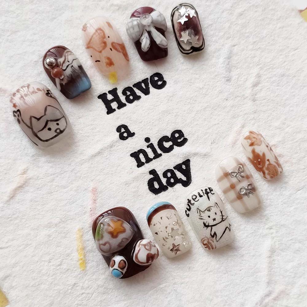 Art Garden Press On Nails Cute Life 157