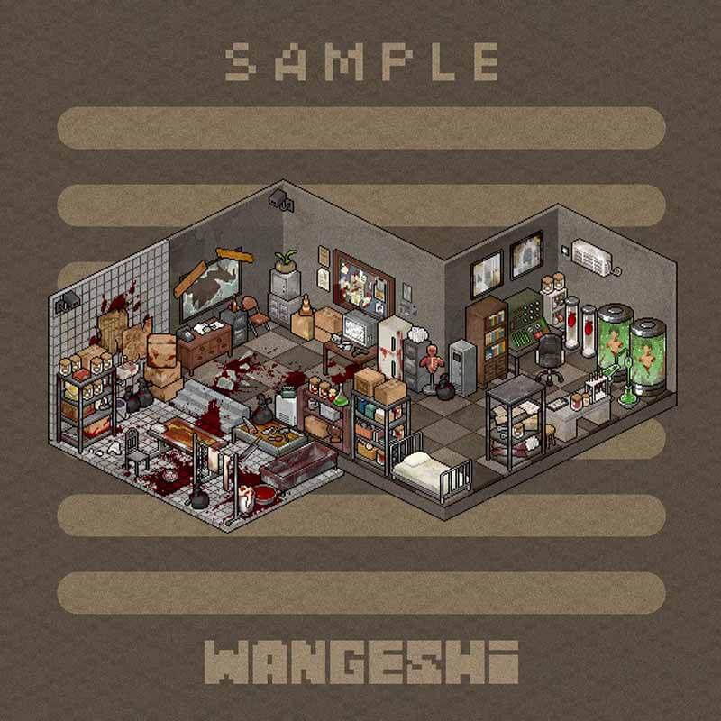 Darkwave Dreams DIY 3D Scene Stickers 4 Cute Miniature Scenes(S)