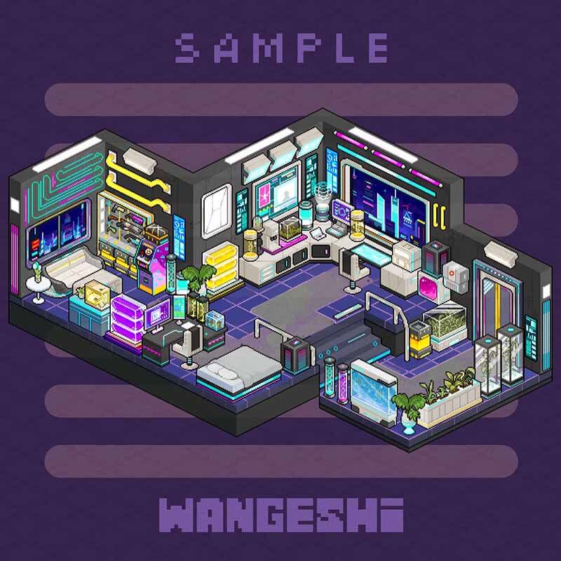 Darkwave Dreams DIY 3D Scene Stickers 4 Cute Miniature Scenes(S)