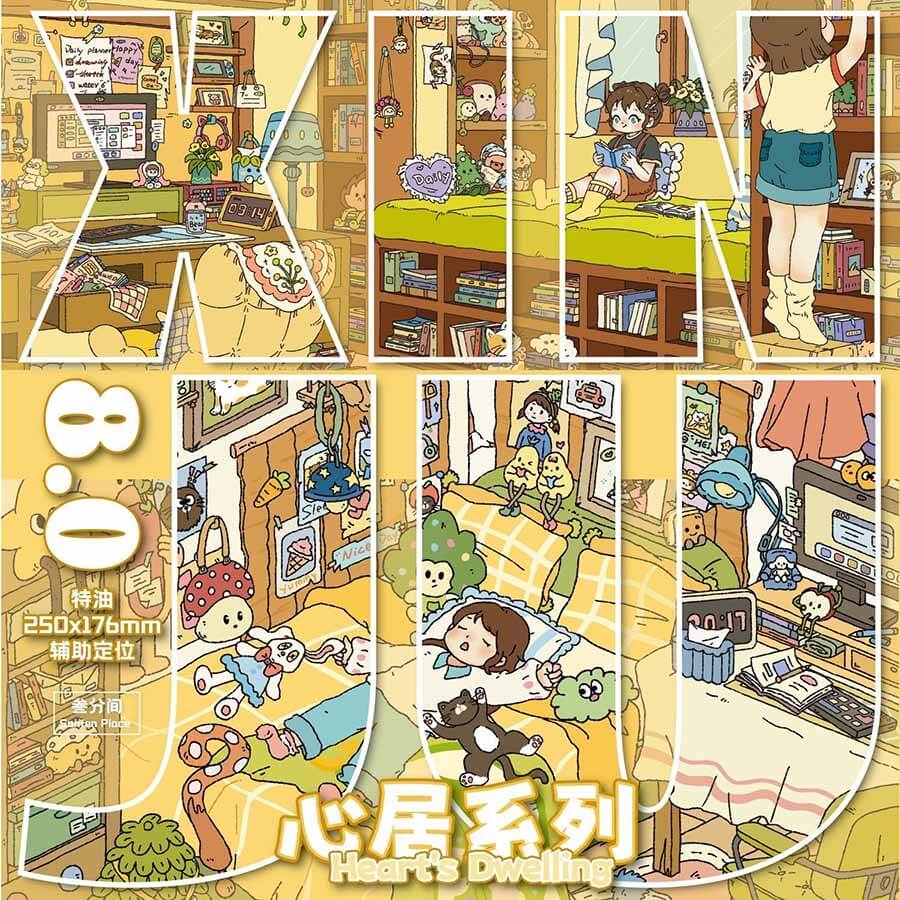 Daydream Diary DIY 3D Scene Stickers 2 Cute Miniature Scenes(L)