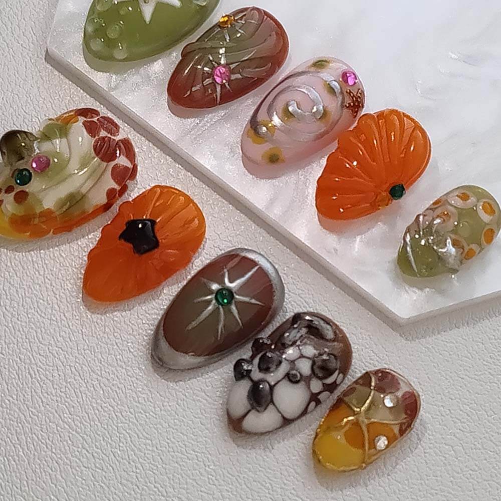 Beauty Art Garden Press On Nails Deep Sea Dream 56