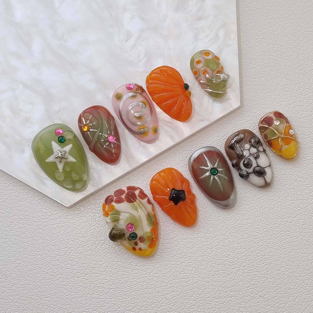 Beauty Art Garden Press On Nails Deep Sea Dream 56