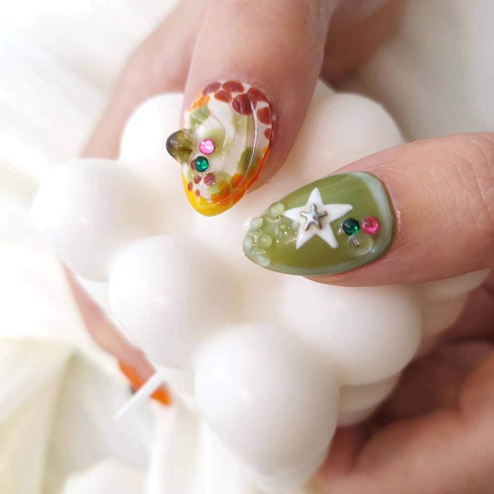 Beauty Art Garden Press On Nails Deep Sea Dream 56