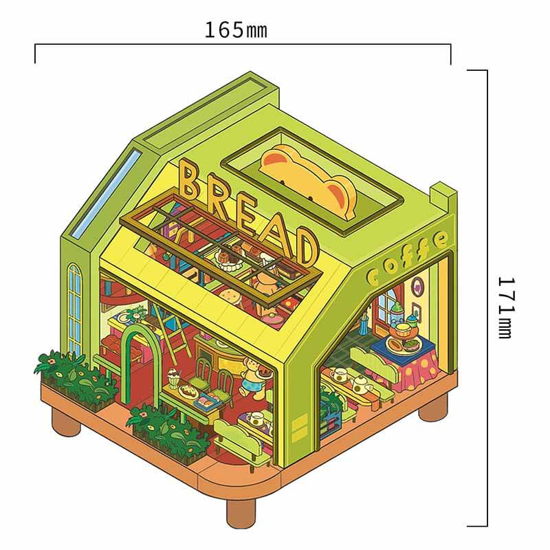 Dessert Dreams DIY 3D Scene Stickers 2 Cute Miniature Scenes(L)