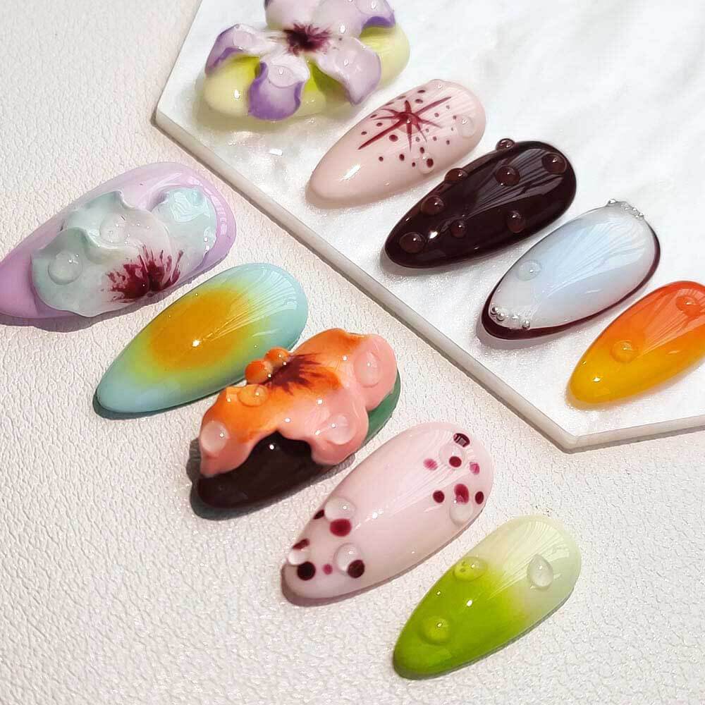 Art Garden Press On Nails Twilight Garden 31