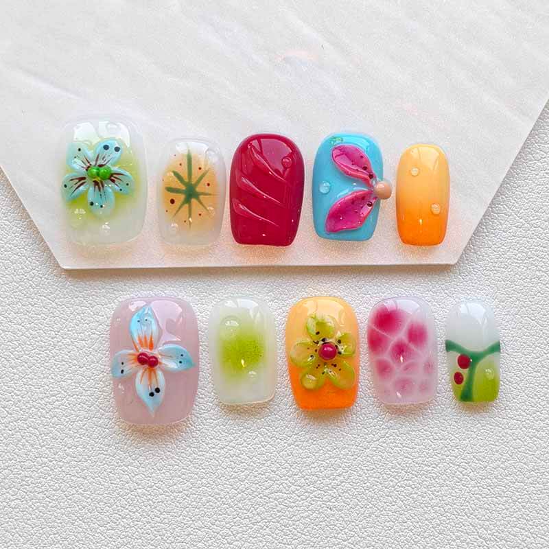 Beauty Art Garden Press On Nail Dream Isle 208