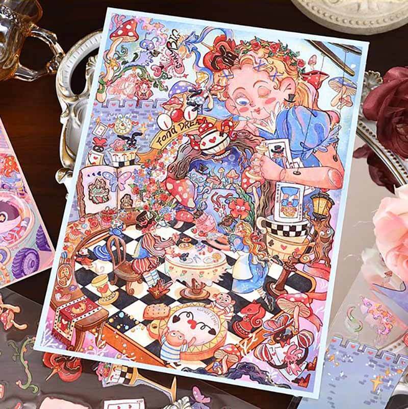 Dreamy Pet Paradise DIY 3D Scene Stickers 2 Cute Miniature Scenes(L)