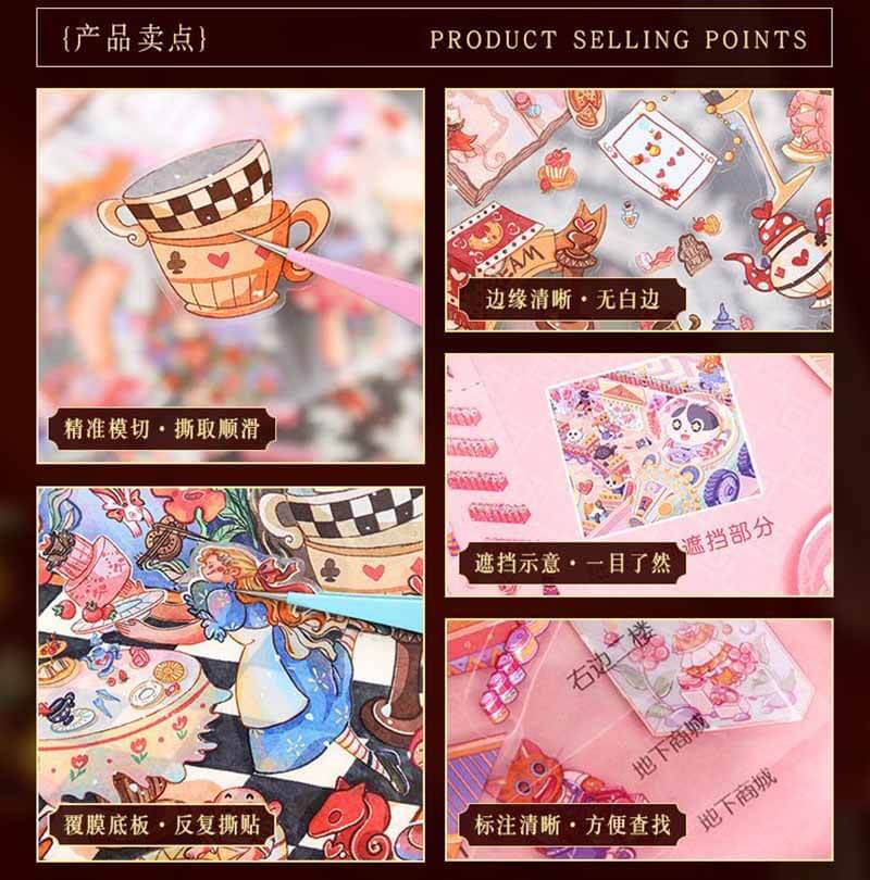 Dreamy Pet Paradise DIY 3D Scene Stickers 2 Cute Miniature Scenes(L)