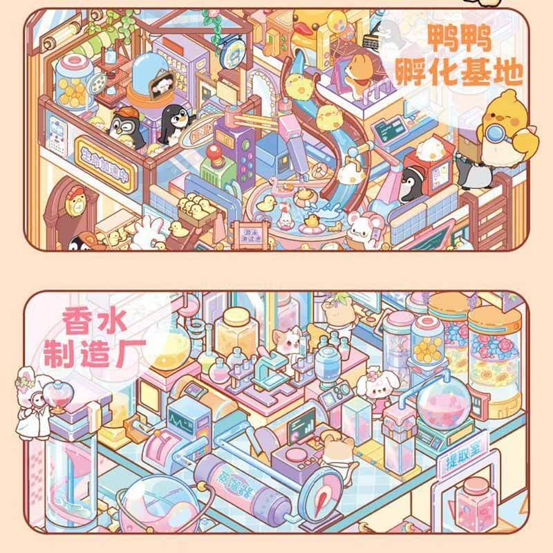 Enchanted Makerse DIY 3D Scene Stickers 4 Cute Miniature Scenes(L)
