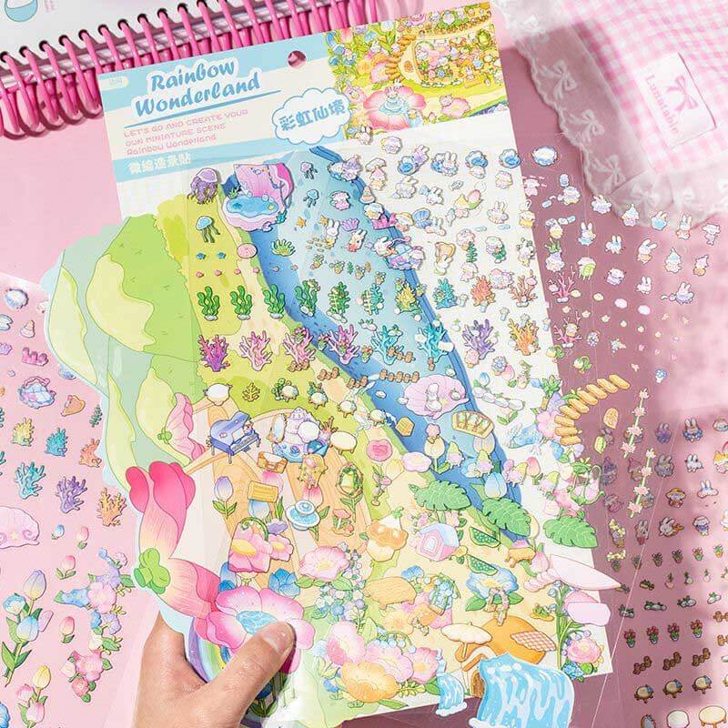 Fairyland Factory DIY 3D Scene Stickers 2 Cute Miniature Scenes(L)