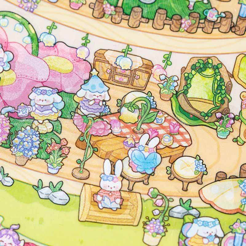 Fairyland Factory DIY 3D Scene Stickers 2 Cute Miniature Scenes(L)