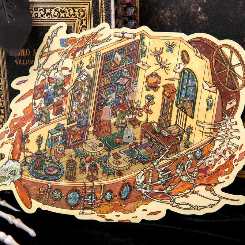 Fantasy Transit DIY 3D Scene Stickers With Guide Lines(M)