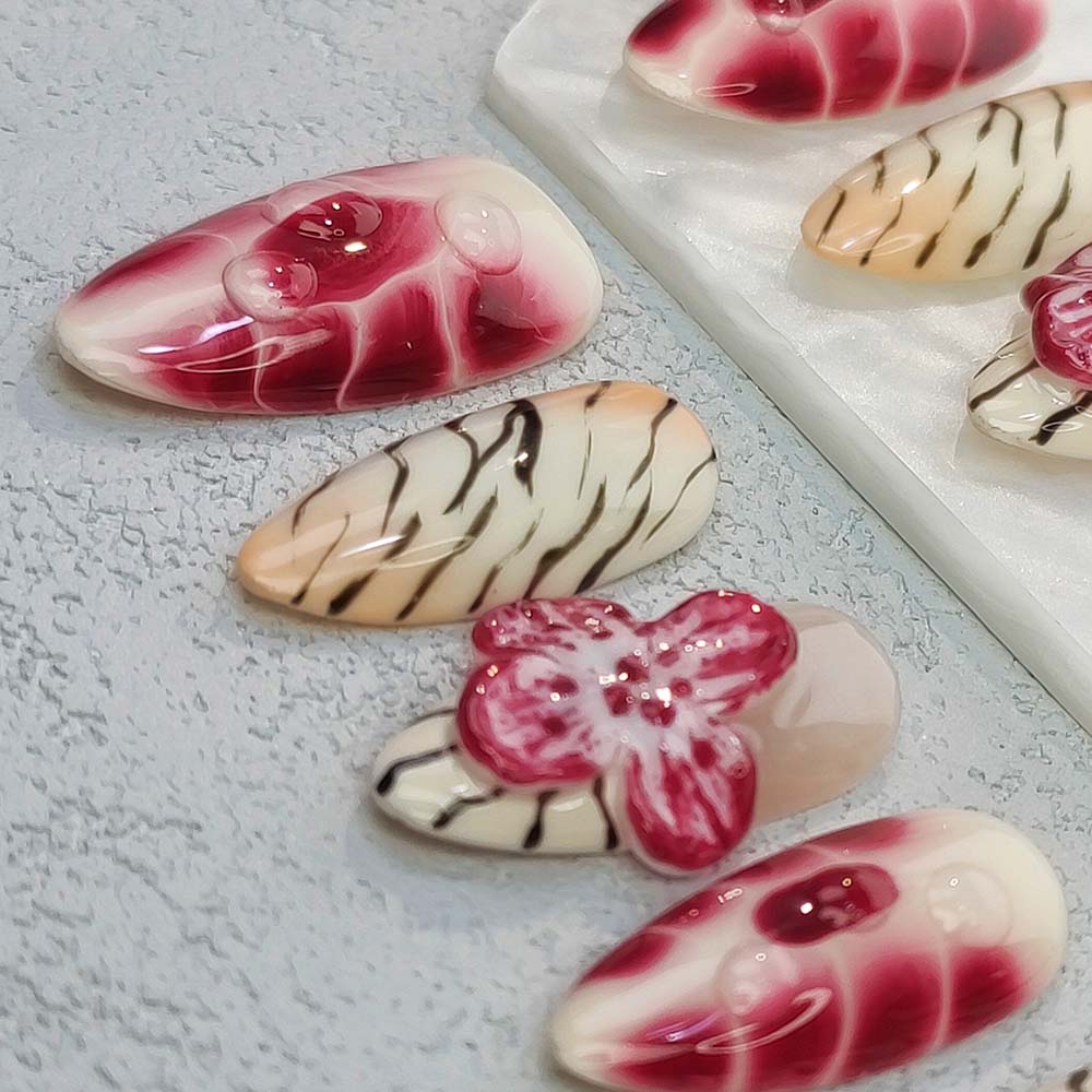 Beauty Art Garden Press On Nails Feline Blooms 194