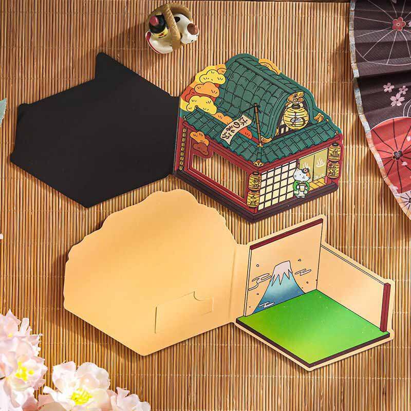 Flavors of Japan DIY 3D Scene Stickers 4 Cute Miniature Scenes (S)