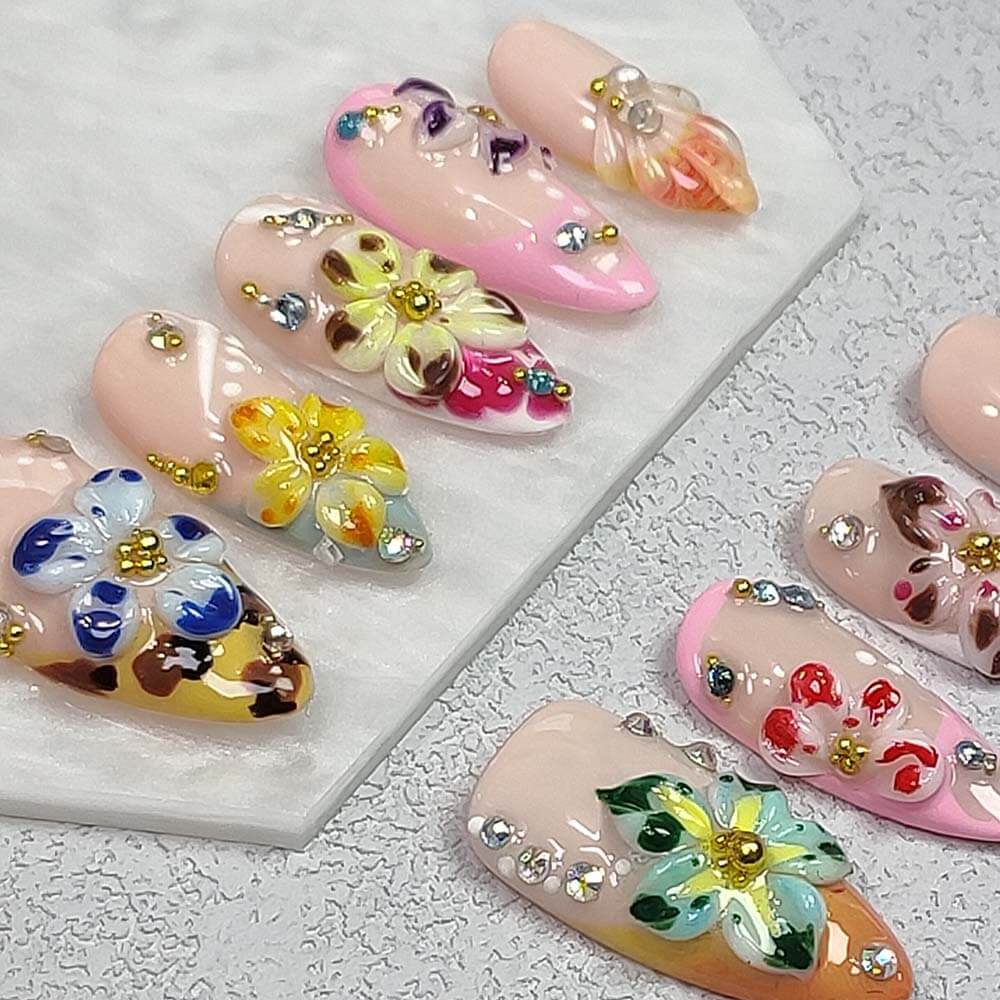 Ongles à coller Art Garden Floral Symphony 88