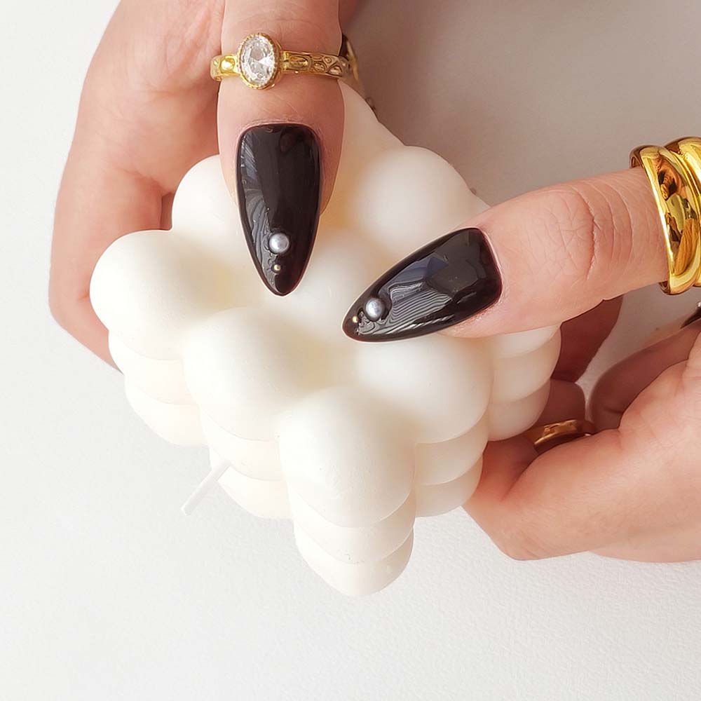 Art Garden Press On Nails Flowering Hearts 191