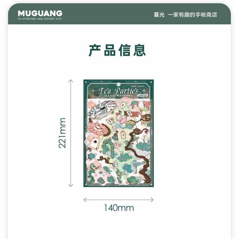 Fogwood Fable DIY 3D Scene Stickers 4 Cute Miniature Scenes(S)