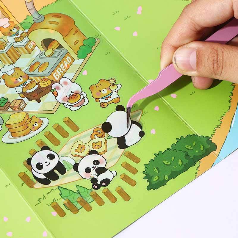 Forest Carnival DIY 3D Scene Stickers Cute Miniature Scenes (L)