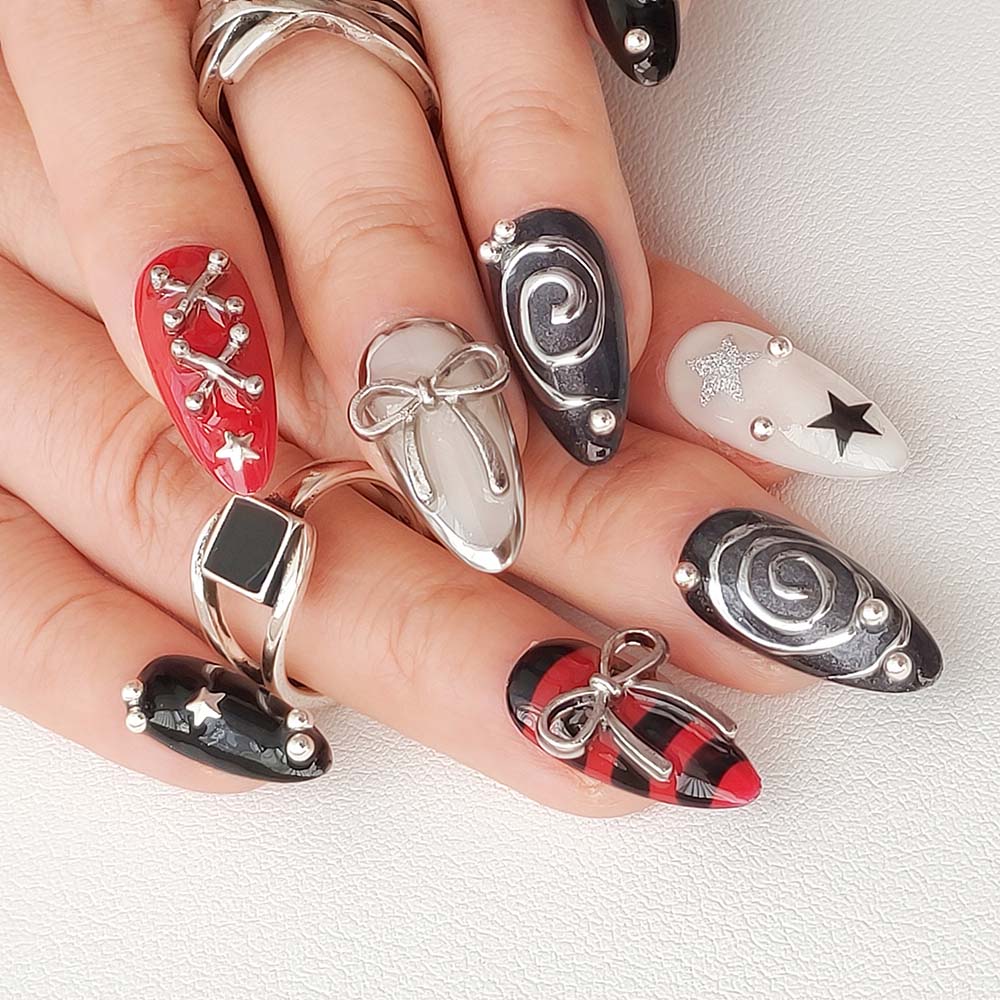 Art Garden Press On Nails Galactic Melody 194