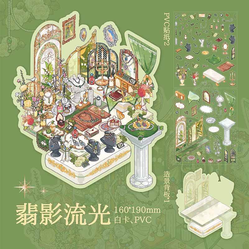 Gallery of Whispers DIY 3D Scene Stickers 4 Cute Miniature Scenes