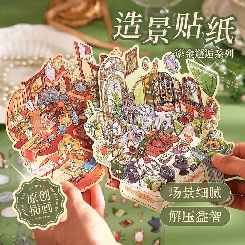 Gallery of Whispers DIY 3D Scene Stickers 4 Cute Miniature Scenes