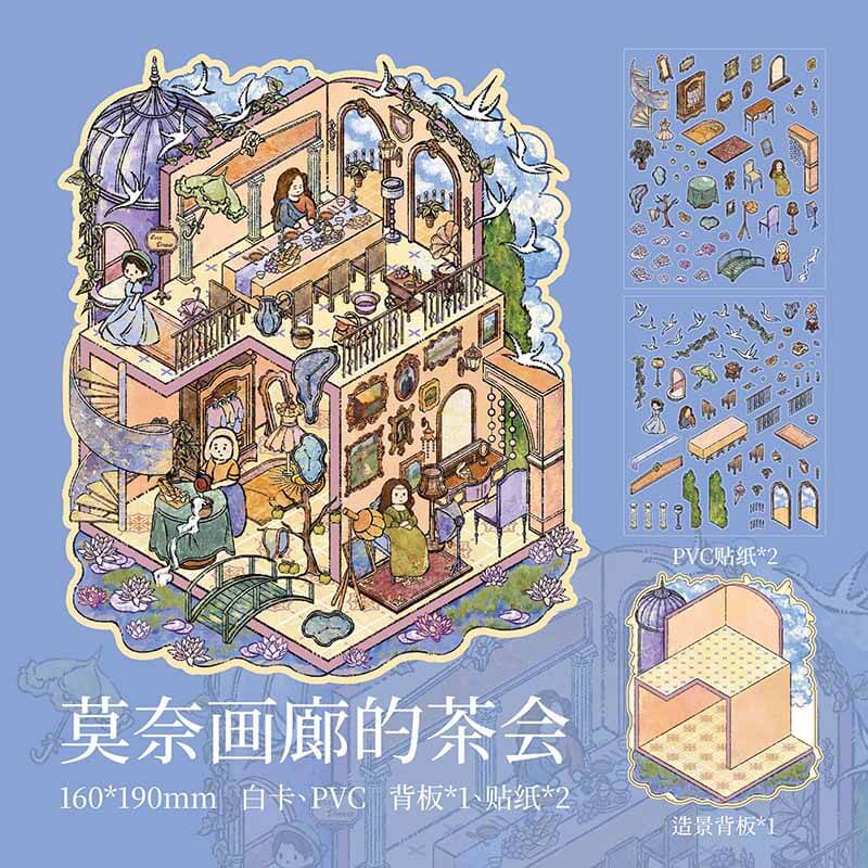 Gallery of Whispers DIY 3D Scene Stickers 4 Cute Miniature Scenes