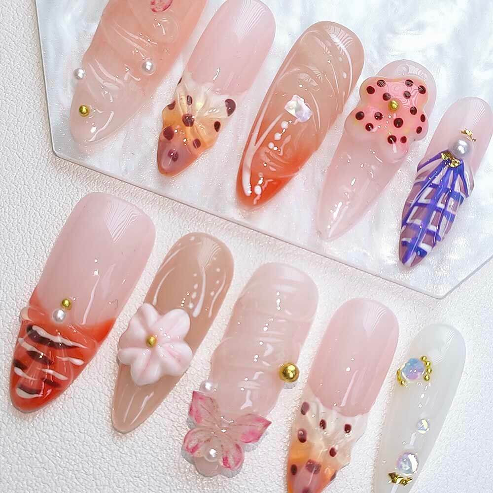 Beauty Art Garden Press On Nails Garden Waltz 193