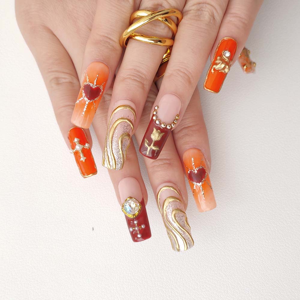 Art Garden Press On Nails Gemstone Dream 195