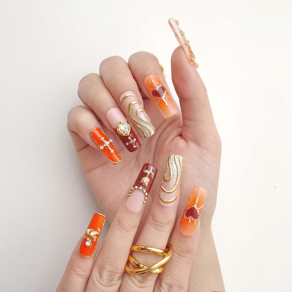 Art Garden Press On Nails Gemstone Dream 195