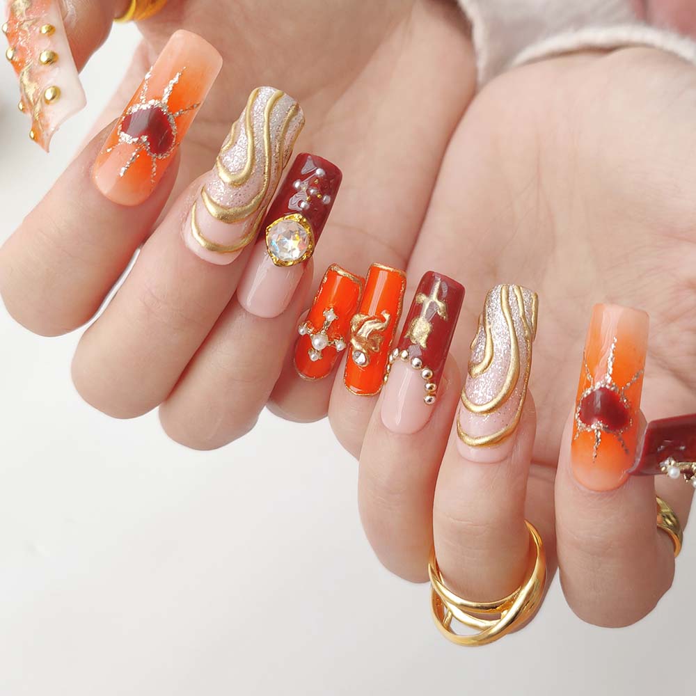 Art Garden Press On Nails Gemstone Dream 195