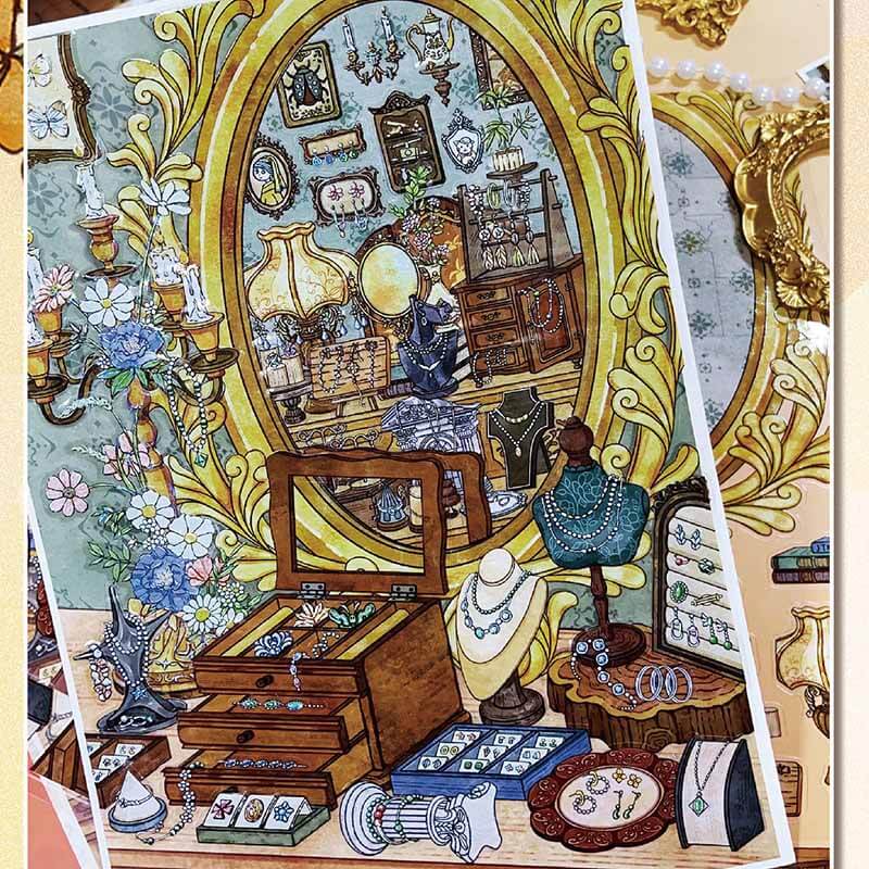 Glimmer Box Tales DIY 3D Scene Stickers Cute Scenes(L)