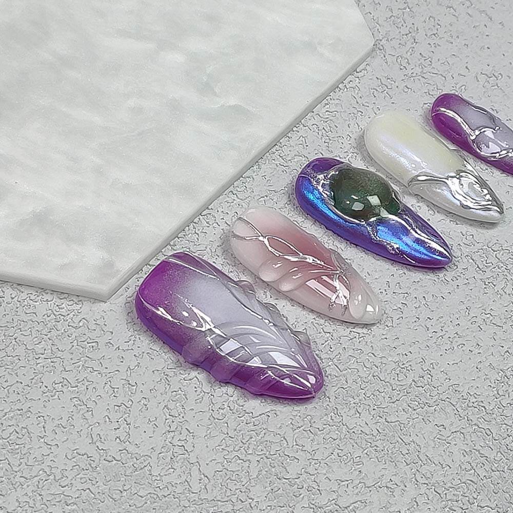 Art Garden Press On Nails Cosmic Pulse 36