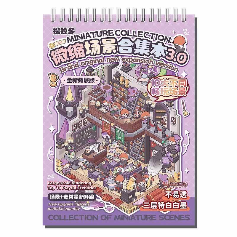 Hopscotch Book 3.0 DIY 3D Sticker Collection 10 Cute Miniature Scenes