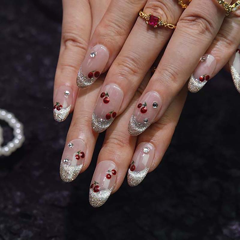 Art Garden Press On Nails Cherry Champagne 103