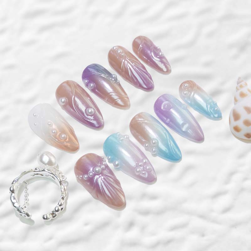 Art Garden Press On Nails Color Clash 144