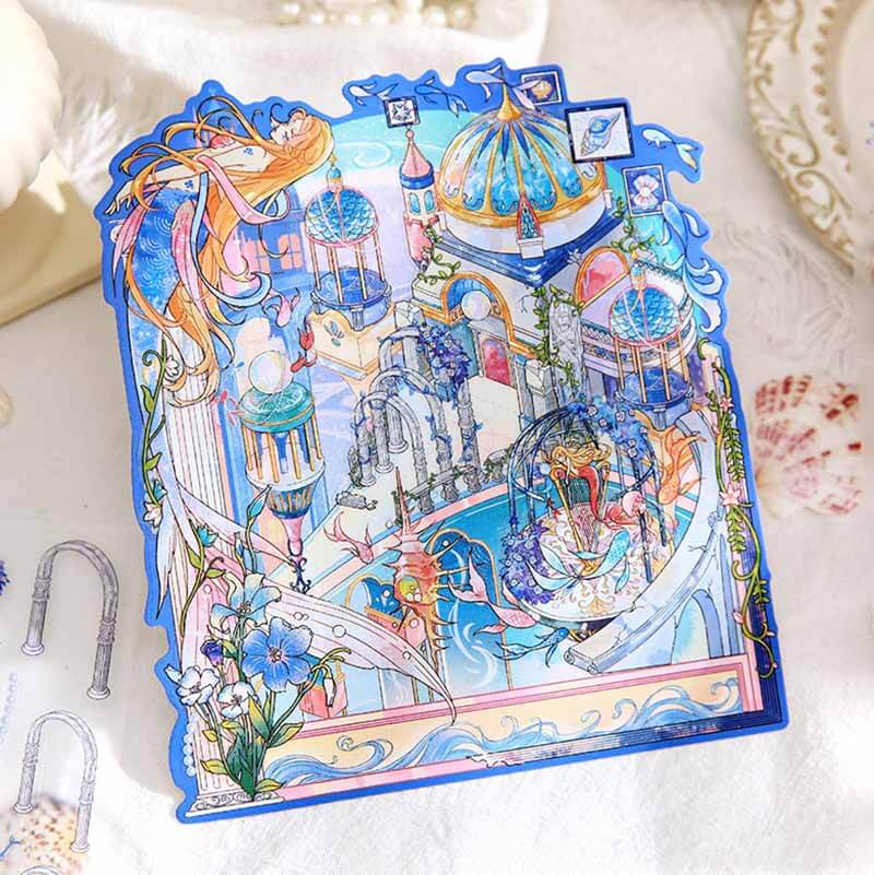 Legends of Lemuria DIY 3D Scene Stickers 2 Cute Miniature Scenes(S)
