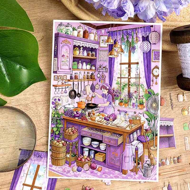 Little Joys at Home DIY 3D Scene Stickers With Guide Lines(S)