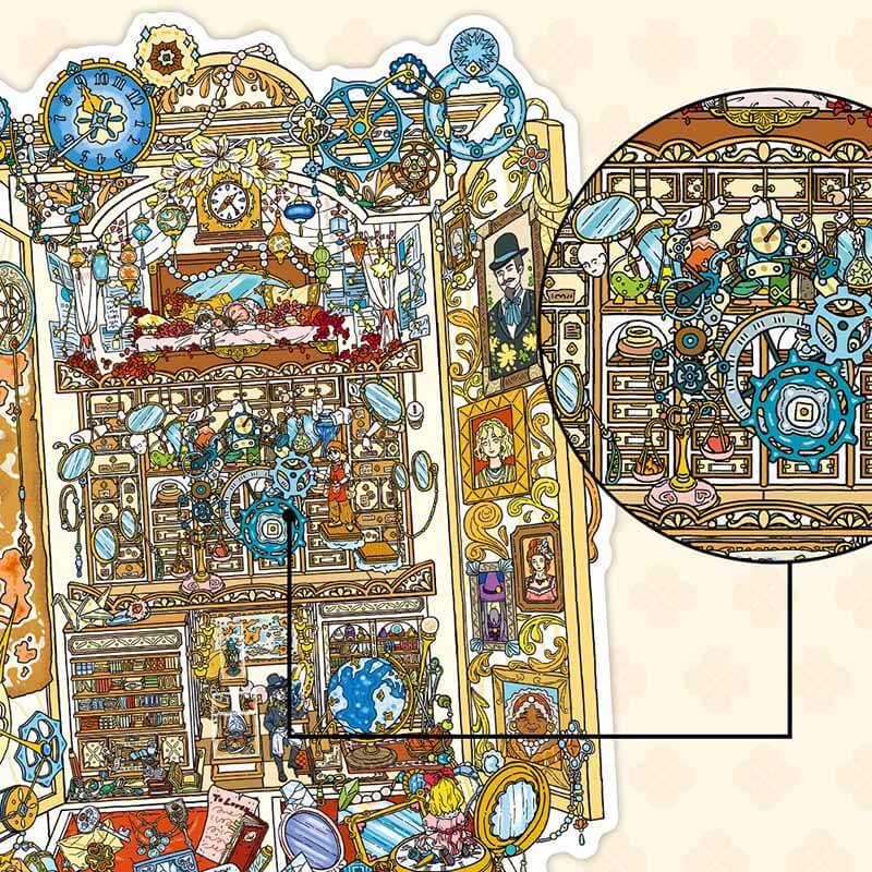 Lost Dreams DIY 3D Scene Stickers With Guide Lines(L)