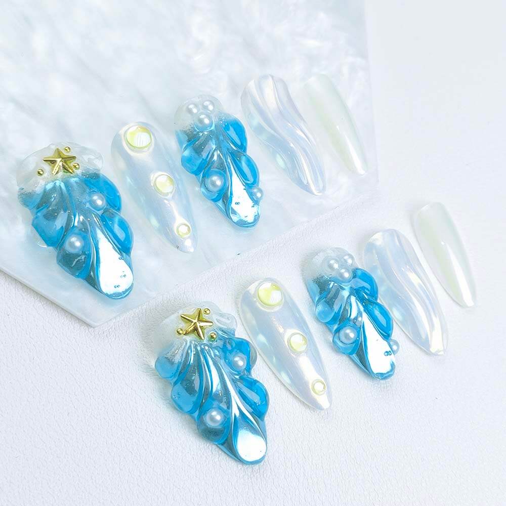 Beauty Art Garden Press On Nails Mermaid Serenade 192