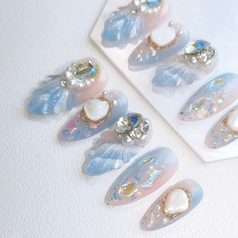Beauty Art Garden Press On Nails Mermaid Vibes 183